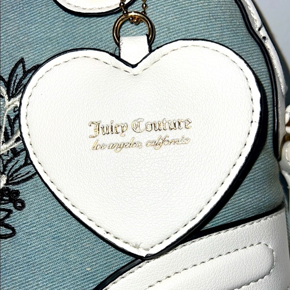 🩵 Juicy Couture Blue and White Women's Bag - Picture 6 of 11
